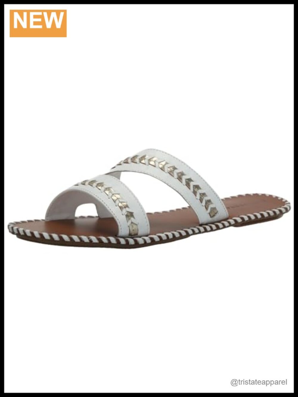 Lucky Brand Zanora Slide Sandals Flat Open Toe Slip On Casual